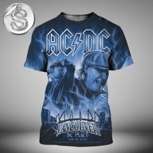 ACDC Power Up 2025 North America Tour Music Show Poster For The Vancouver BC Place On April 22th 2025 All Over Print Shirt