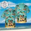 Disney Lilo And Stitch Yellow Authentic All Over Print Aloha Summer Beach Hawaiian Shirt