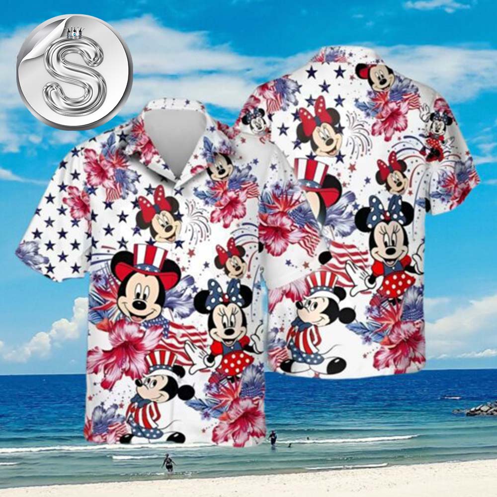 Disney Mickey Mouse 4th Of July 2025 Summer Hawaiian Shirt Disney Mickey Mouse 4th Of July 2025 Summer Hawaiian Shirt