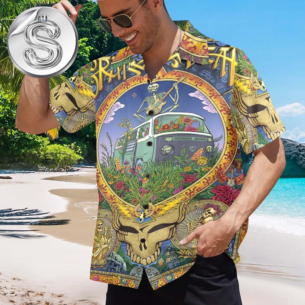 Grateful Dead Garden Of Eden 2025 Summer Hawaiian Shirt Grateful Dead Garden Of Eden 2025 Summer Hawaiian Shirt