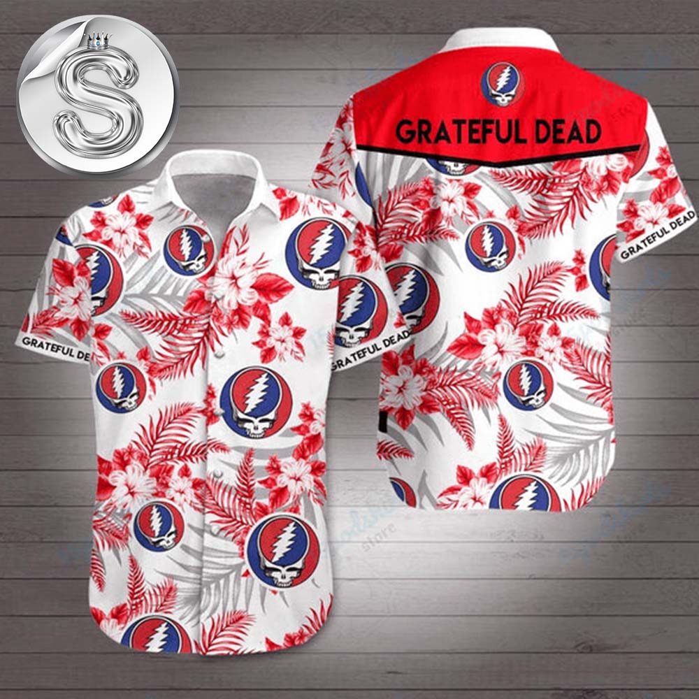 Grateful Dead Logos All Over Print 2025 Aloha Summer Beach Hawaiian Shirt Grateful Dead Logos All Over Print 2025 Aloha Summer Beach Hawaiian Shirt