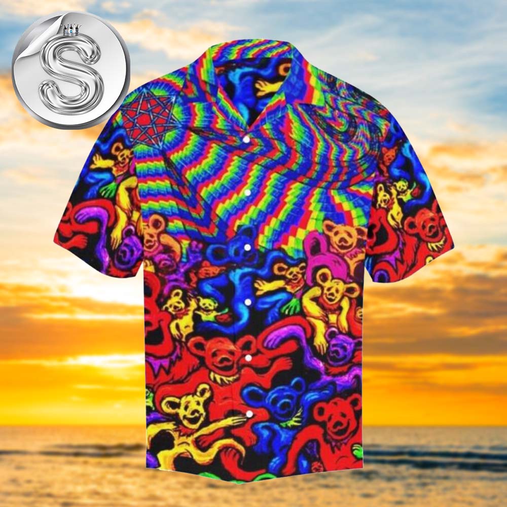 Grateful Dead Psychedelic Bears All Over Print 2025 Aloha Summer Beach Hawaiian Shirt Grateful Dead Psychedelic Bears All Over Print 2025 Aloha Summer Beach Hawaiian Shirt