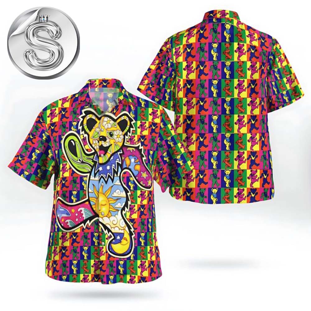Grateful Dead Psychedelic Dancing Bear All Over Print 2025 Aloha Summer Beach Hawaiian Shirt Grateful Dead Psychedelic Dancing Bear All Over Print 2025 Aloha Summer Beach Hawaiian Shirt