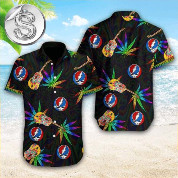 Grateful Dead Psychedelic Jam All Over Print 2025 Aloha Summer Beach Hawaiian Shirt