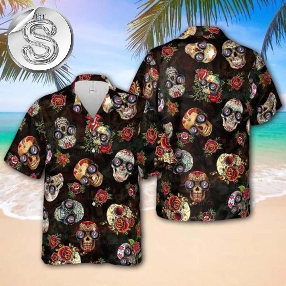 Grateful Dead Skull Floral All Over Print 2025 Aloha Summer Beach Hawaiian Shirt Grateful Dead Skull Floral All Over Print 2025 Aloha Summer Beach Hawaiian Shirt