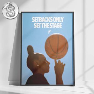 JuJu Watkins x Gatorade USC Trojans Setbacks Only Set The Stage WNBA Home Decor Poster Canvas