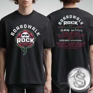2025 Boardwalk Rock Festival Merch Tee For The Ocean City MD On May 17-18 2025