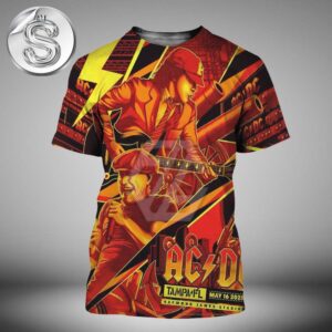 ACDC Power Up Tour 2025 Show At Raymond James Stadium In Tampa FL On May 16th 2025 All Over Print Shirt