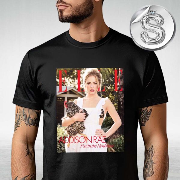 Addison Rae ELLE Magazine Cover May 2025 Fox In The Henhouse Editorial Photo Unisex T-Shirt