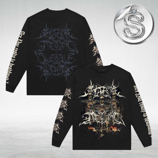 Baby Metal Trial Of The Foxes All Over Long Sleeve Tee