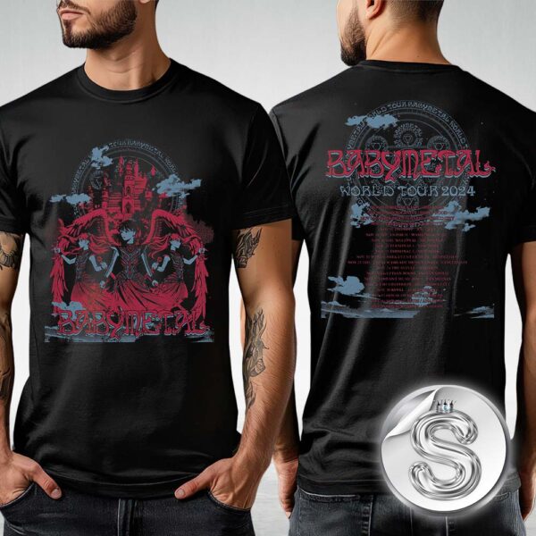 Baby Metal World Tour 2025 Dates And Locations King Slayer Tee Two Sides Unisex T-Shirt