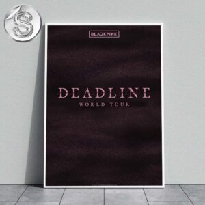 Blackpink The Deadline World Tour Official Home Decor Poster Canvas