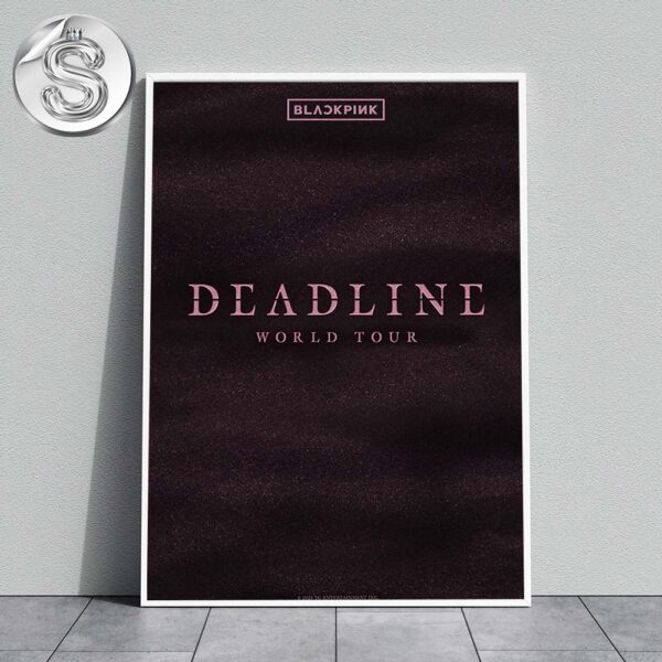 Blackpink The Deadline World Tour Official Home Decor Poster Canvas