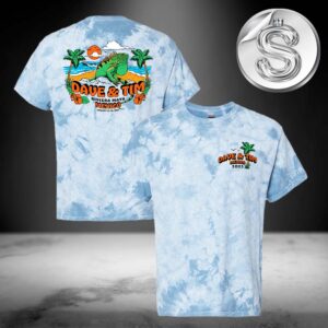 Dave Matthews Band Iguana Tie Dye Tee All Over Print Shirt