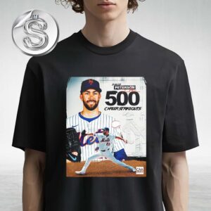 David Peterson From New York Mets Reached 500 Career Strikeouts And Counting MLB Season Unisex T-Shirt