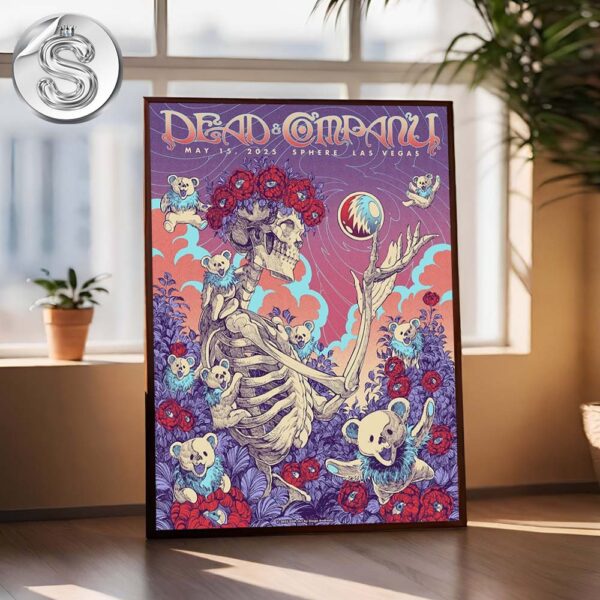 Dead And Company Dead Forever Tour 2025 Show At Las Vegas Sphere On May 15th 2025 Home Decor Poster Canvas