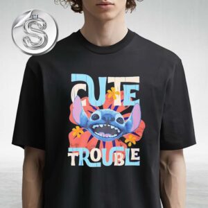 Disney Lilo And Stitch Cute Trouble Stitch Unisex T-Shirt