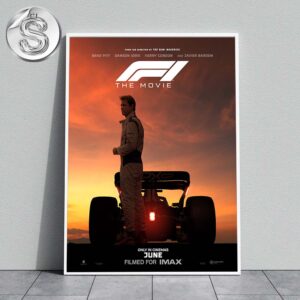 F1 The Movie New Poster Releasing On June 2025 Home Decor Poster Canvas