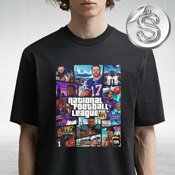 GTA VI NFL Edition National Football League 2025 Fox Sport Unisex T-Shirt