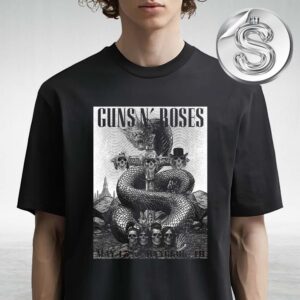 Gun N Rose Live Show Music Poster For Thunder Dome Muang Thong Thani In Bangkok TH On May 13th 2025 Unisex T-Shirt