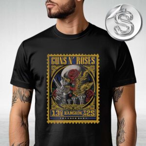 Guns N Rose Music Show At Thunder Dome In Bangkok TH On May 13th 2025 Unisex T-Shirt