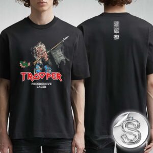 Iron Maiden Crew x Trooper Run For Your Lives World Tour Edition Two Sides Unisex T-Shirt