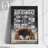 Kansas City Chiefs 2025 NFL Schedule Matchups Week 1 To Week 18 Home Decor Poster Canvas
