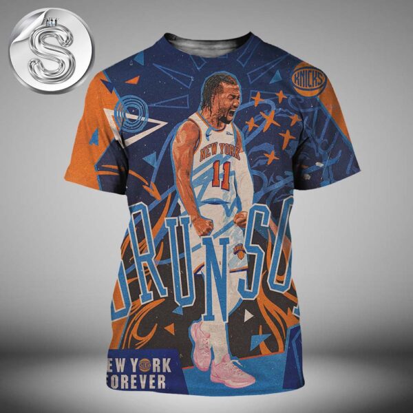 Jalen Brunson From New York Knicks Man Of The Night Clutch King New York Forever All Over Print Shirt