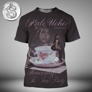 Kali Uchis Hosted A Tea Party For Her New Album Sincerely All Over Print Shirt