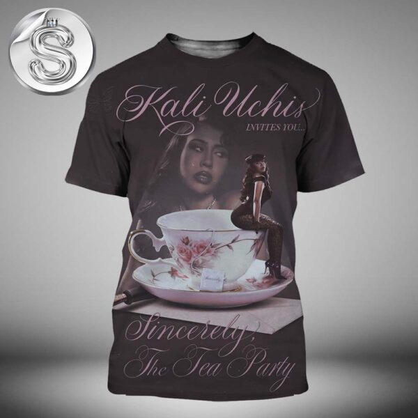 Kali Uchis Hosted A Tea Party For Her New Album Sincerely All Over Print Shirt