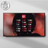 Kansas City Chiefs 2025 NFL Schedule Matchups Week 1 To Week 18 Home Decor Poster Canvas