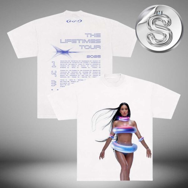 Katy Perry The Life Times Tour 2025 Tee All Over Print Shirt