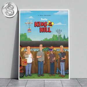 King Of The Hill First New Poster Releasing This Summer Home Decor Poster Canvas