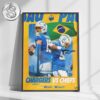 Los Angeles Chargers 2025 Full NFL Schedule Matchups Game Dates Home Decor Poster Canvas