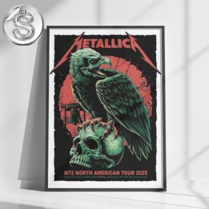 Metallica M72 Philly Pop-Up Shop Poster For Philadelphia At Lincoln Financial Field In Pennsylvania On May 23 25 2025 North America Tour Home Decor Poster Canvas