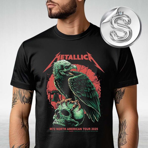 Metallica M72 Philly Pop-Up Shop Poster For Philadelphia At Lincoln Financial Field In Pennsylvania On May 23 25 2025 North America Tour Unisex T-Shirt