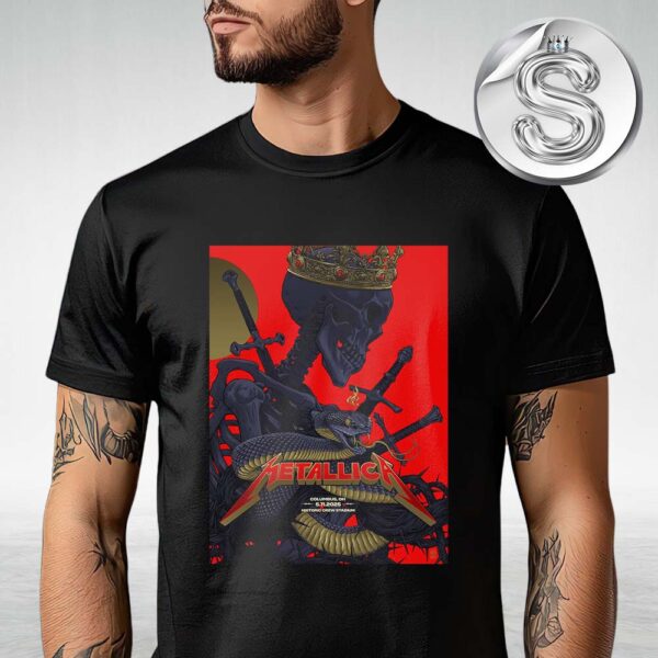 Metallica M72 Sonic Temple Poster For Tonight Show At Historic Crew Stadium In Columbus OH On May 11 2025 No Repeat Weekend Festival Home Decor Poster Canvas Unisex T-Shirt