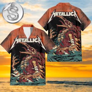Metallica M72 World Tour Lane Stadium Blacksburg Virginia VA On May 7th 2025 North America Tour All Over Print 2025 Aloha Summer Beach Hawaiian Shirt