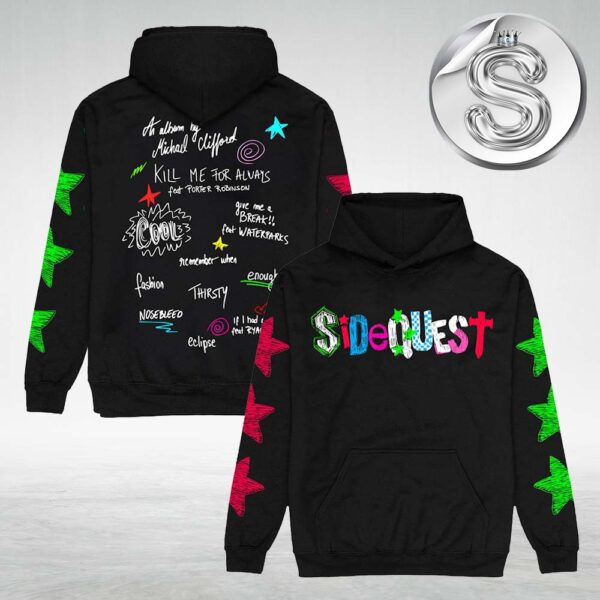 Michael Clifford SIDEQUEST All Over Print Hoodie
