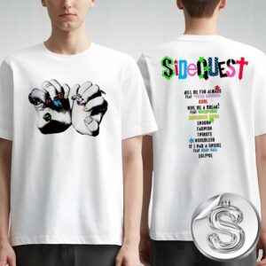 Michael Clifford SIDEQUEST Nail Art White Two Sides Unisex T-Shirt