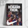 Nike x Chelsea FC Women 2024 Champions Jersey  Nothing Less Than More Poster Home Decor Poster Canvas