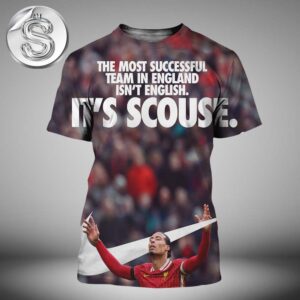 Nike x Virgil van Dijk Liverpool FC Scouse Identity Poster Most Successful Team In England All Over Print Shirt