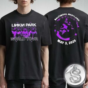 Official Linkin Park From Zero World Tour 2025 Baltimore Maryland Exclusive Tee On May 3 2025 Two Sides Unisex T-Shirt