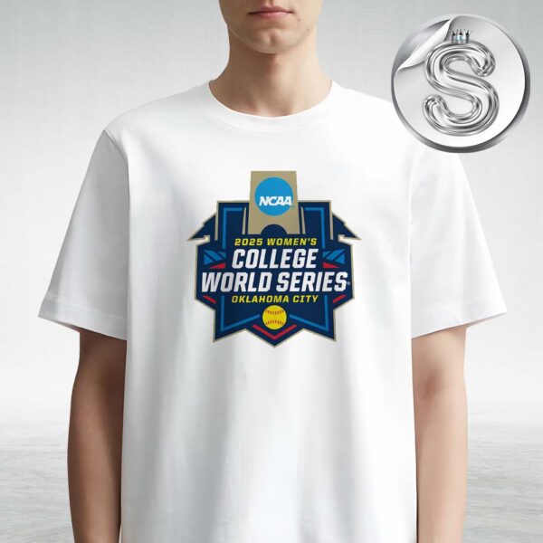Official NCAA Softball Women’s College World Series Oklahoma City 2025 Logo Unisex T-Shirt