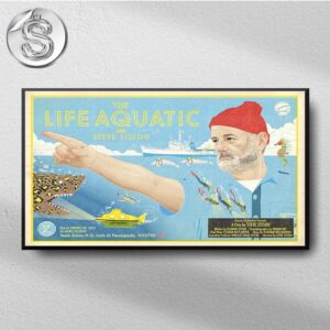 Oseary Drakoulias Presents The Life Aquatic With Steve Zissou Bad Dads Collection Home Decor Poster Canvas