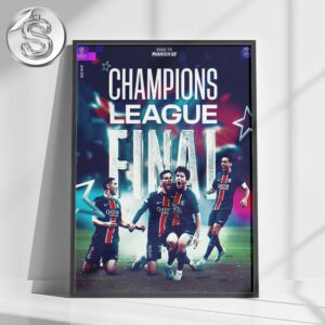 PSG Is The Champions League Final 2025 Home Decor Poster Canvas