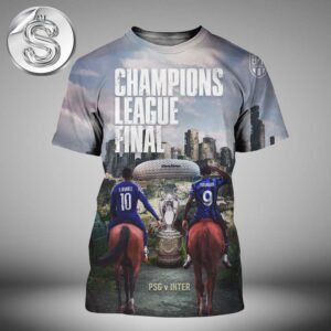 PSG Vs Inter The Champions League Final Is Set All Over Print Shirt