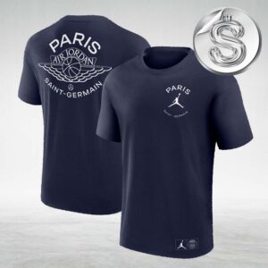 PSG x Jordan Wings Logo Champions League Final Munich Two Sides Unisex T-Shirt