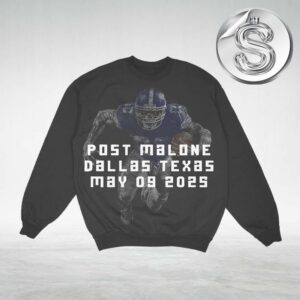 Post Malone X Dallas Cowboys Crewneck All Over Print Sweater