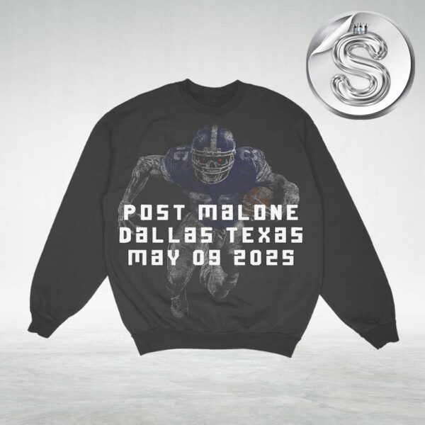 Post Malone X Dallas Cowboys Crewneck All Over Print Sweater